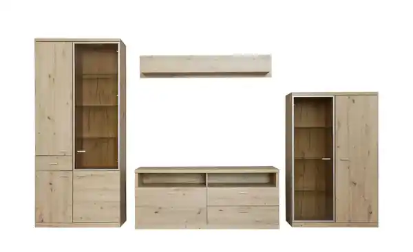 Bild 1 von Wohnwand  Echo ¦ holzfarben ¦ Maße (cm): B: 360 H: 200 T: 45 Kommoden & Sideboards > Wohnwände - Sconto