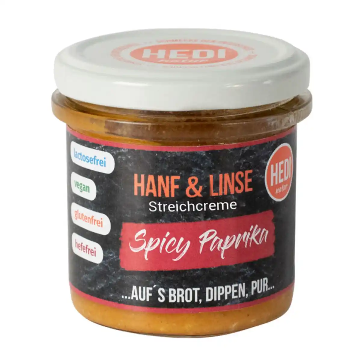 Bild 1 von HEDI BIO Hanf & Linse Streichcreme Spicy Paprika
