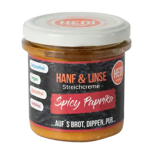 Bild 1 von HEDI BIO Hanf & Linse Streichcreme Spicy Paprika