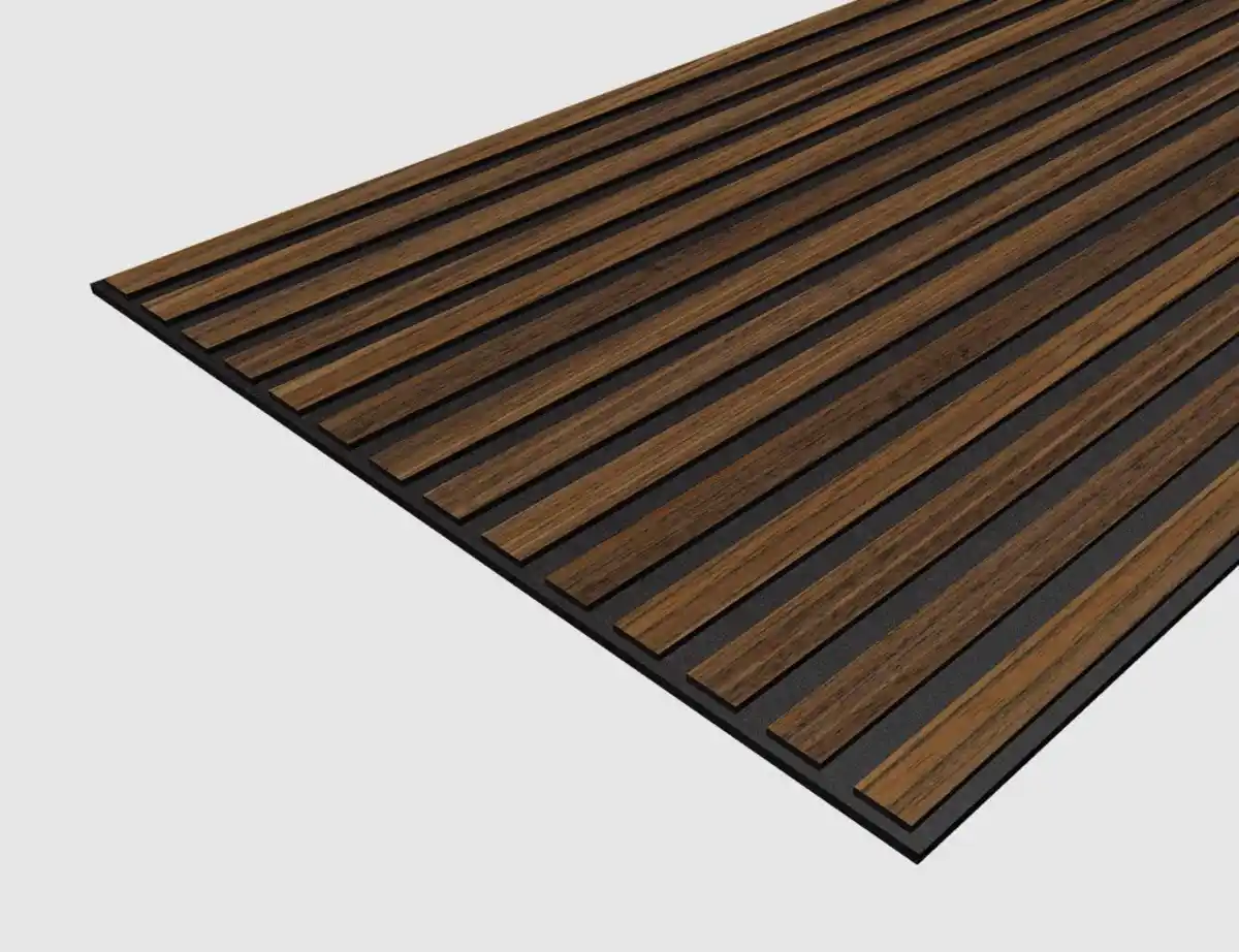 Bild 2 von Akustikpaneel Walnuss dunkel