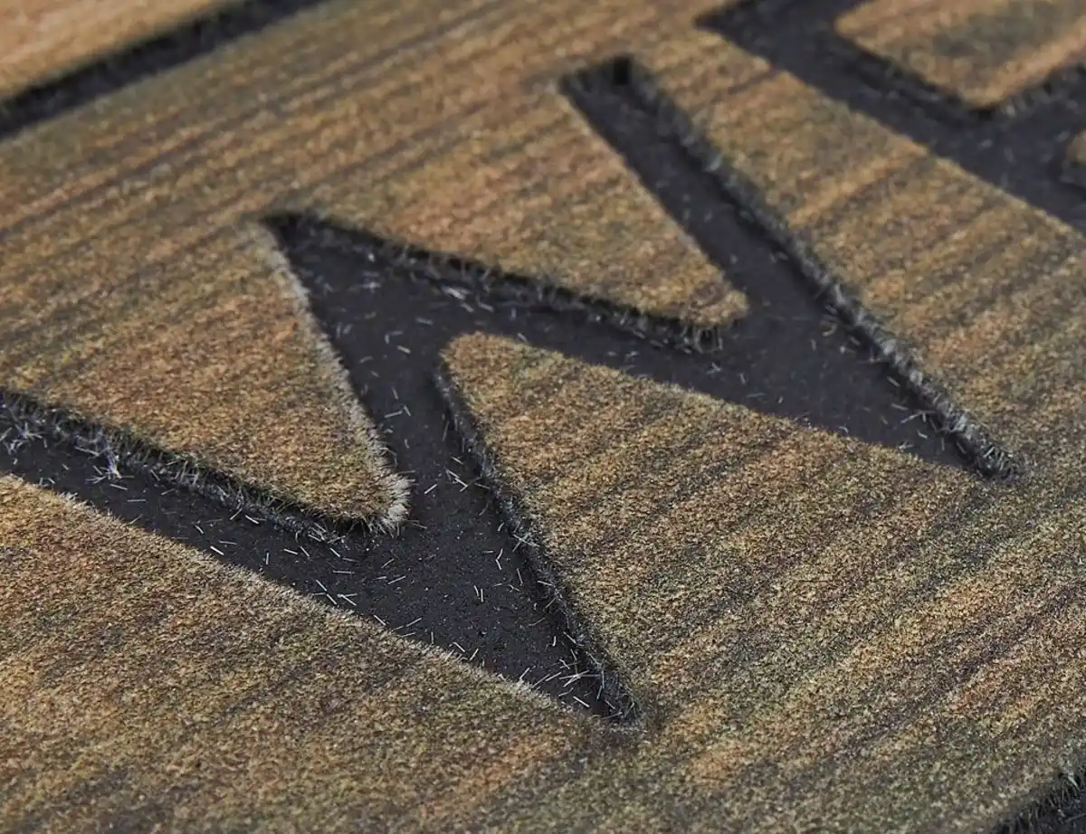 Bild 2 von Fußmatte Welcome Holz