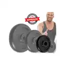 Bild 1 von Miweba Sports Hantelscheiben HSG25, 4x 2,5 kg Hantel-Gewichte, passend für Ø 30mm, Set, Gusseisen