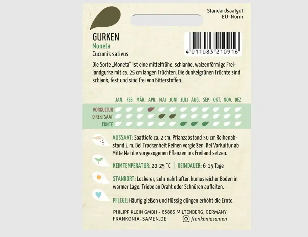 Bild 2 von Gurken Moneta