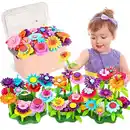 Bild 1 von Fivejoy Blumengarten Spielzeug ab 3 Jahre Mädchen | Montessori Spielzeug Motorikspielzeug Blumen Steckspiel | DIY Sinnvolle Spielzeug für Kinder ab 3 4 5 Jahre Mädchen Junge Geburtstags Geschenk