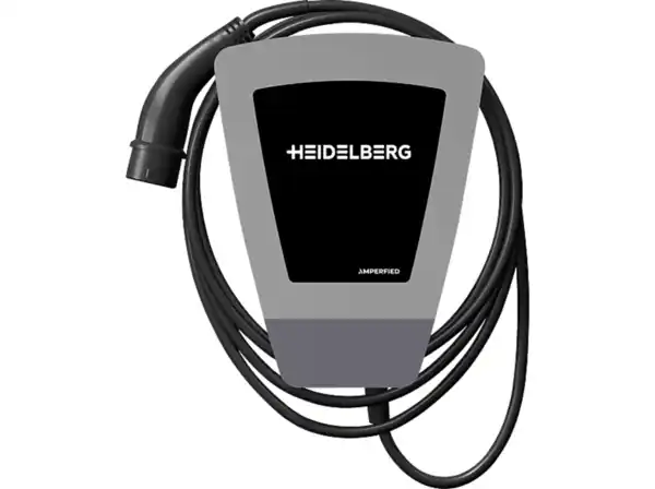 Bild 1 von AMPERFIED Heidelberg Home Eco 7.5m Wallbox Ladestation für Elektrofahrzeuge, 11 kW, Kabellänge: 7,5 m, Grau