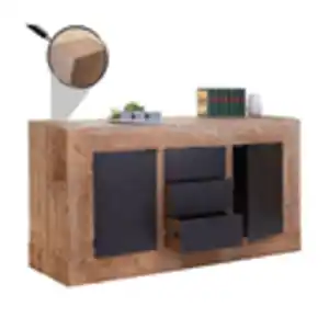 Sideboard MCW-A15, Kommode Schrank Anrichte, Tanne Holz rustikal massiv MVG-zertifiziert 90x160x45cm 67kg