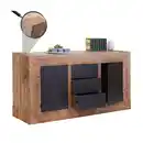 Bild 1 von Sideboard MCW-A15, Kommode Schrank Anrichte, Tanne Holz rustikal massiv MVG-zertifiziert 90x160x45cm 67kg