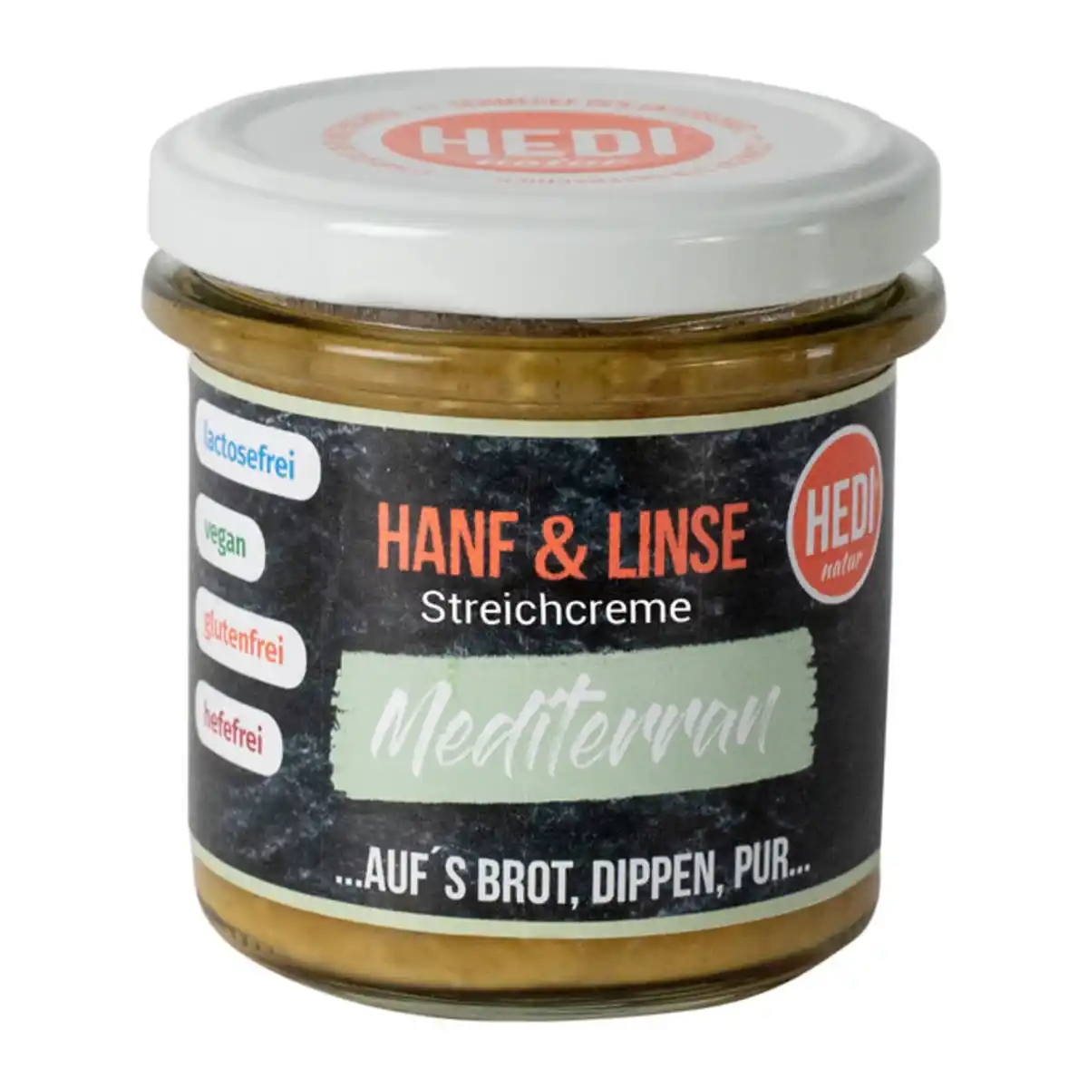 Bild 1 von HEDI BIO Hanf & Linse Streichcreme Mediterran