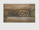 Bild 1 von Fußmatte Welcome Holz