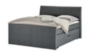 Boxspringbett  Bonny ¦ grau ¦ Maße (cm): B: 188 H: 124 Betten > Boxspringbetten - Sconto