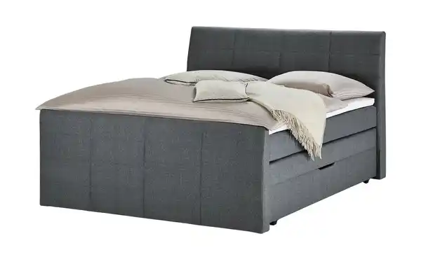 Bild 1 von Boxspringbett  Bonny ¦ grau ¦ Maße (cm): B: 188 H: 124 Betten > Boxspringbetten - Sconto