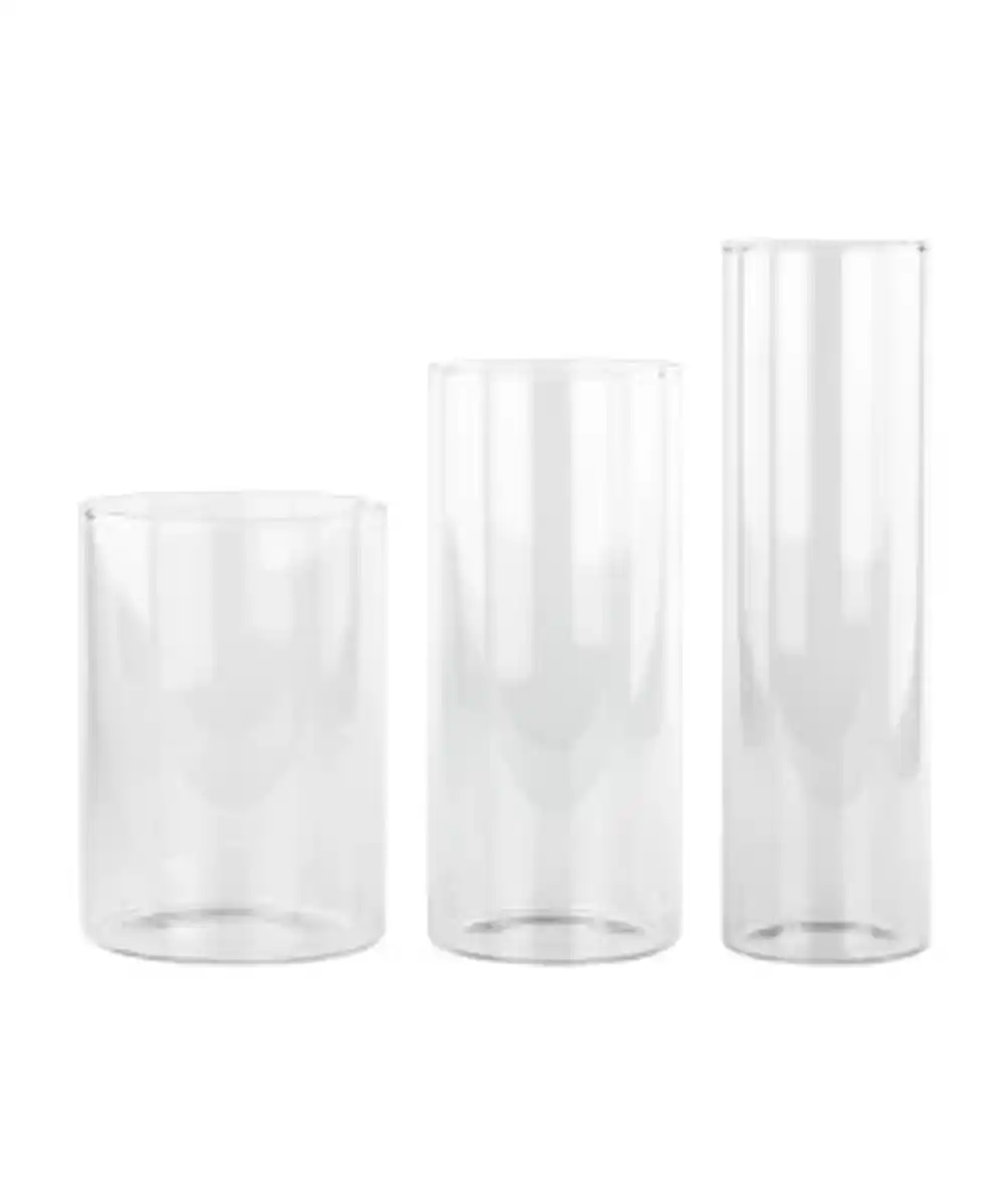 Bild 1 von Transparente Windgläser, 3-tlg. Set, transparent