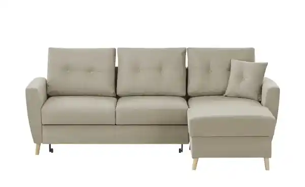 Bild 1 von Ecksofa  Carla ¦ beige ¦ Maße (cm): B: 230 H: 93 T: 159 Polstermöbel > Sofas > Ecksofas - Möbel Kraft