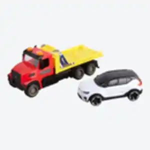 Dickie Heavy Road Trucks, ca. 22cm, White