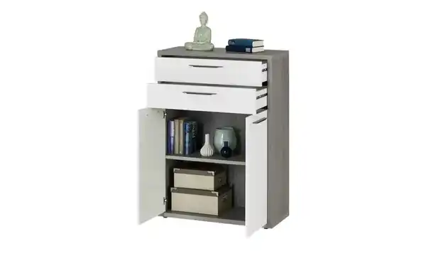 Bild 2 von Regal ¦ grau ¦ Maße (cm): B: 81,6 H: 112 T: 35,7 Regale > Standregale - Möbel Kraft