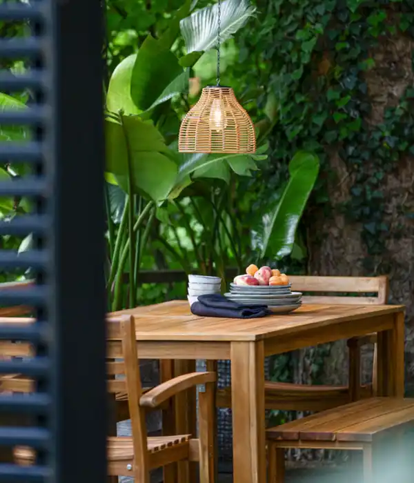 Bild 2 von Dehner Solar-Hängelampe Mila, ca. Ø26/H22 cm