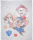 Bild 1 von Paw Patrol Fleecedecke, Home & Deco, ca. 130 x 160 cm, verschiedene Designs, grau bedruckt