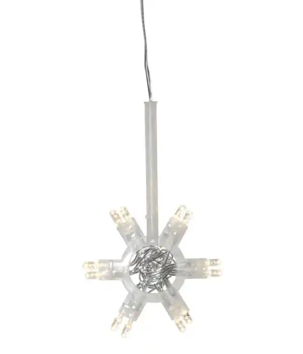 Bild 1 von Star Trading LED-Lichterkette Lighty, 12 LEDs, warmweiß, ca. B14,5/H8,5/T0,5 cm