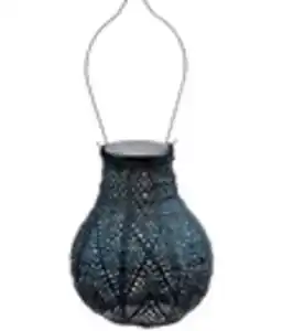 Lumiz Solar-Lampion Bulb Ikat, ca. Ø16/H20 cm '