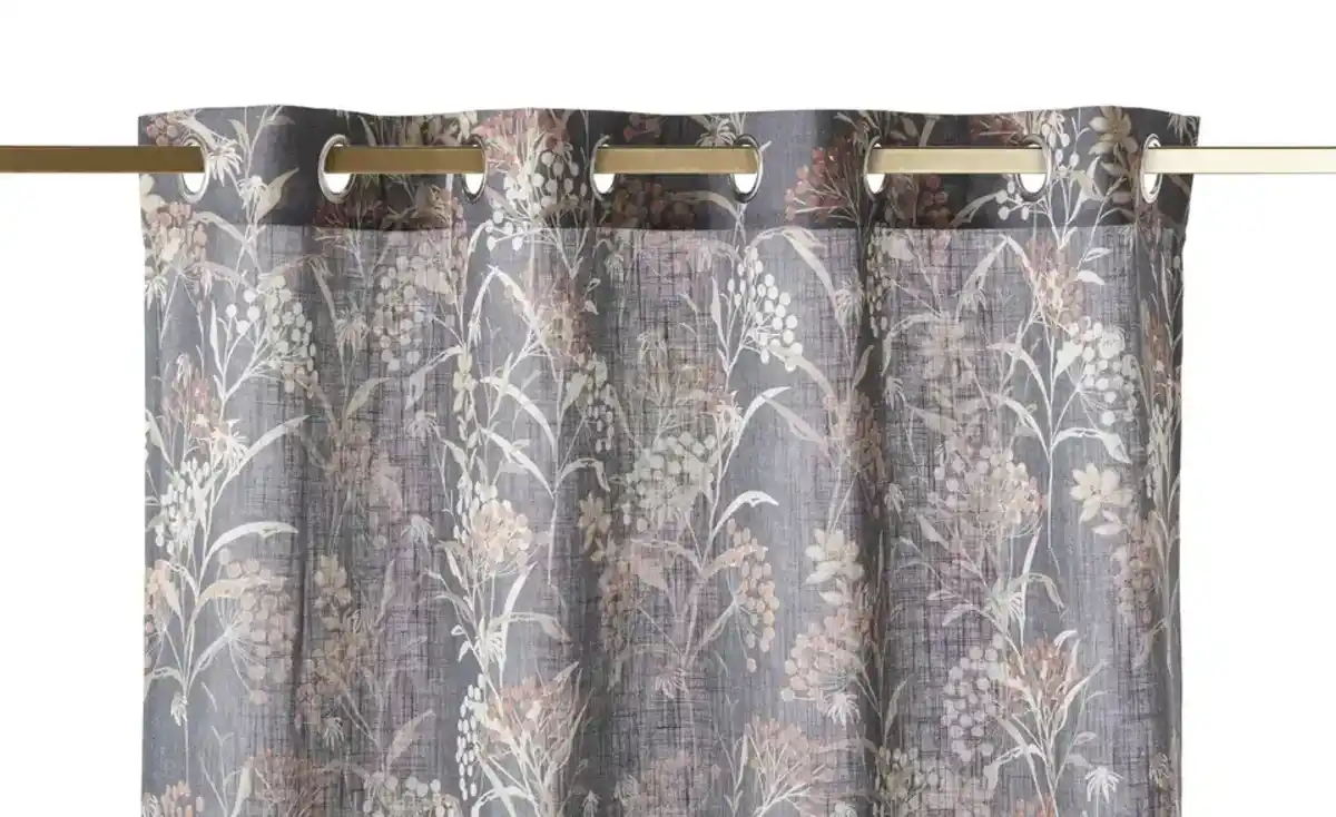 Bild 3 von como Ösenschal  Herbst ¦ schwarz ¦ Synthetik ¦ Maße (cm): B: 140 Gardinen & Vorhänge > Gardinen > Ösenschals - Möbel Kraft