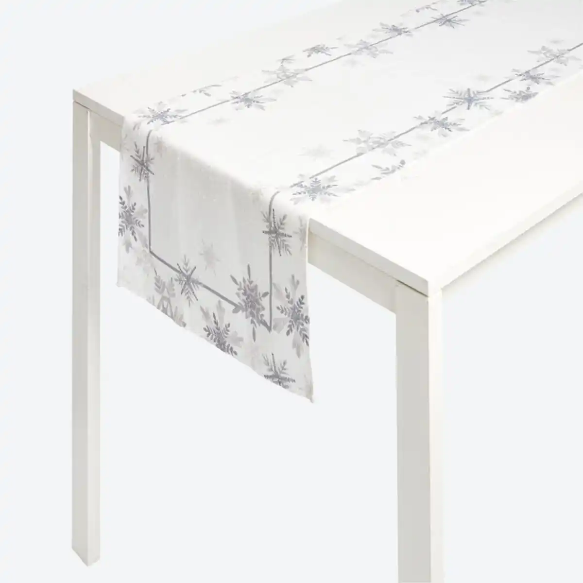 Bild 1 von Tischläufer mit Schneeflocken-Druck, ca. 40x140cm, Ecru