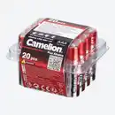 Bild 1 von Camelion Plus Alkaline AAA-Batteriebox, 20er-Pack, Red