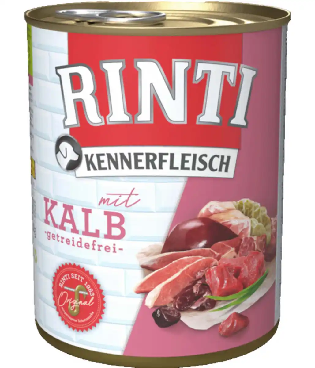 Bild 1 von RINTI Kennerfleisch Nassfutter für Hunde, 800 g