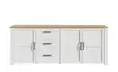 Bild 3 von Sideboard ¦ weiß ¦ Maße (cm): B: 220 H: 87 T: 42 Kommoden & Sideboards > Sideboards - Möbel Kraft