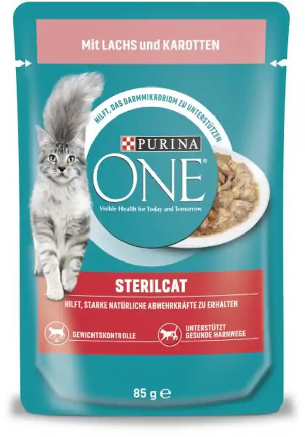 Bild 1 von Purina One Sterilcat mit Lachs und Karotte