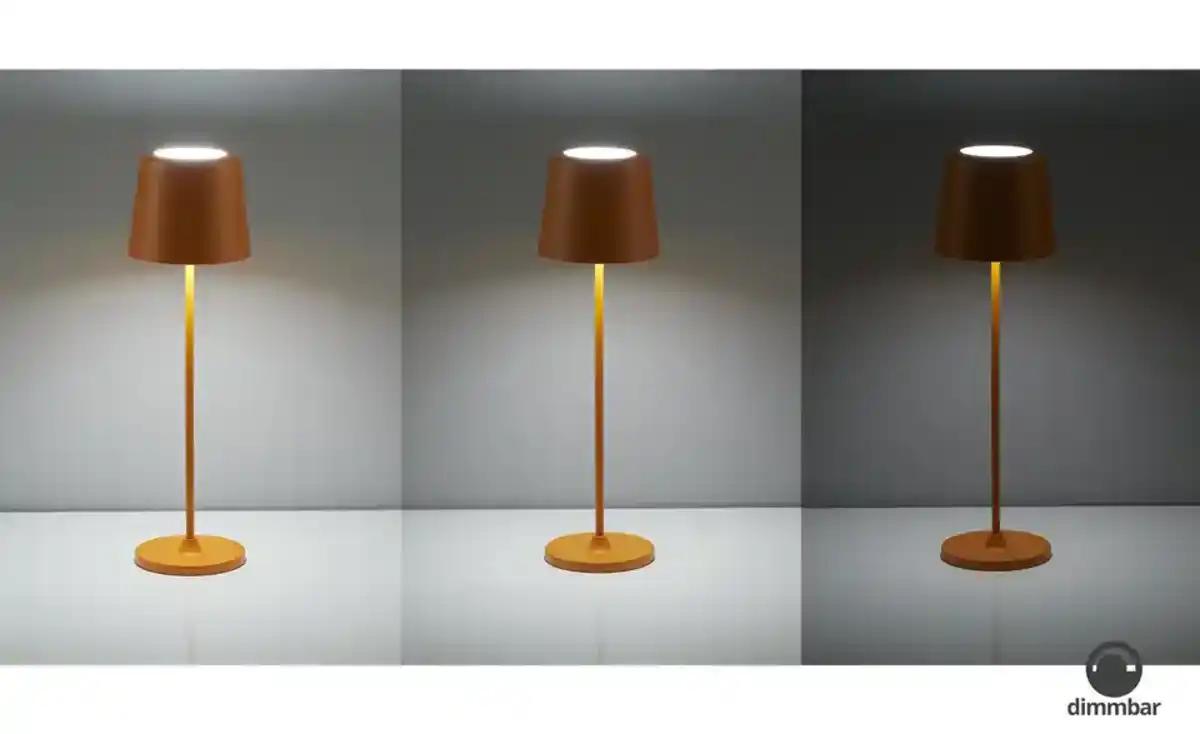 Bild 3 von Akku-Tischleuchte, IP44 ¦ orange ¦ Maße (cm): H: 37  Ø: [10.0] Lampen & Leuchten > Außenleuchten - Möbel Kraft