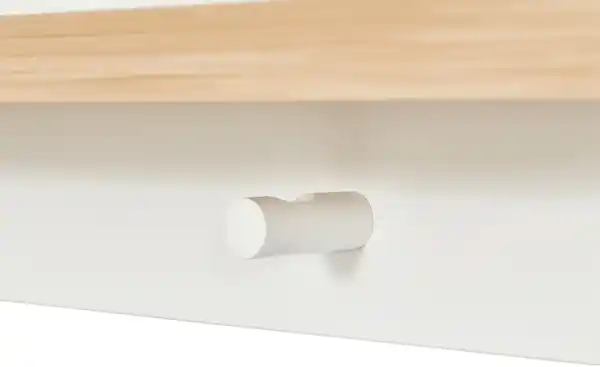 Bild 2 von Mia & Mo Wandgarderobe  Clea ¦ weiß ¦ Holzwerkstoff beschichtet ¦ Maße (cm): B: 91 H: 23 T: 15 Garderoben & Kleiderstangen > Wandgarderoben - Möbel Kraft