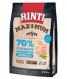 Rinti Trockenfutter für Hunde MAX-I-MUM Junior, Huhn