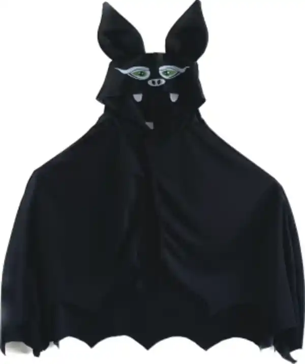 Bild 1 von Halloween Kinderkostüm, Fledermaus, schwarz