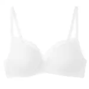 Damen Soft-BH mit wattierten Cups WEISS