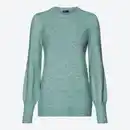 Bild 1 von Damen-Pullover mit Puffärmeln, Turquoise