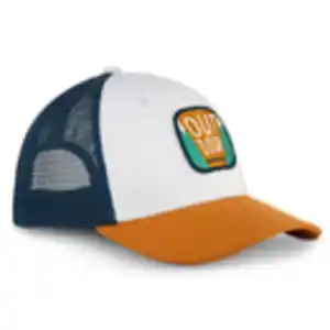 Cap Schirmmütze Trucker Kinder - MH100 weiss Blau|grün|weiß