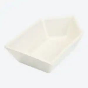 Dipschale in Hausform, 2er Pack, ca. 12,5x8x3,5cm, White