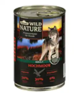 Dehner Wild Nature Nassfutter für Hunde Hochmoor Adult, 400 g/800 g