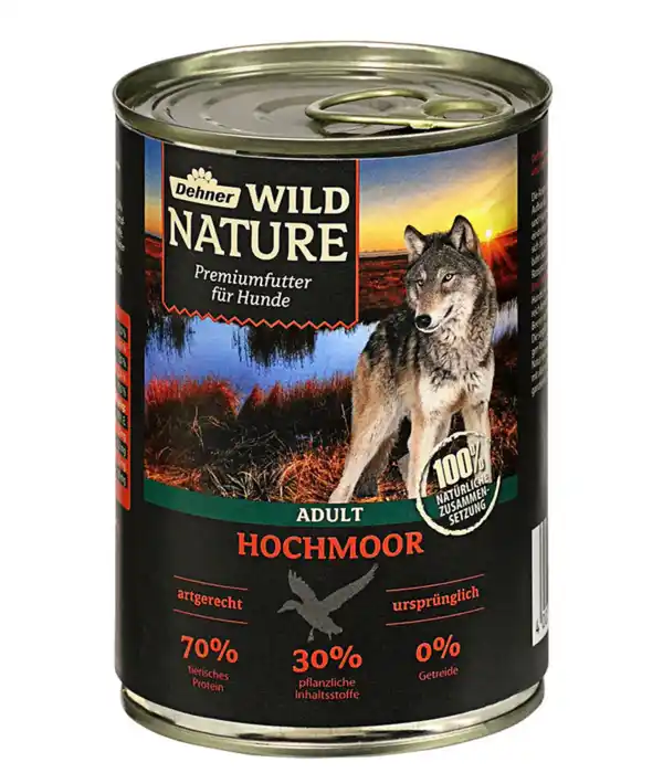 Bild 1 von Dehner Wild Nature Nassfutter für Hunde Hochmoor Adult, 400 g/800 g