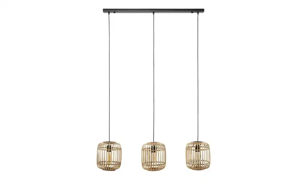 Bild 3 von Pendelleuchte 3-flammig, Bambusschirm