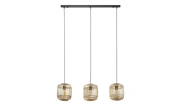 Bild 3 von Pendelleuchte 3-flammig, Bambusschirm