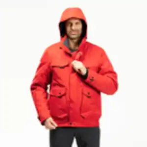 Winterjacke Herren Blouson bis -10°C wasserdicht Winterwandern - SH500 Rot