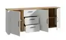 Bild 2 von Sideboard ¦ weiß ¦ Maße (cm): B: 220 H: 87 T: 42 Kommoden & Sideboards > Sideboards - Möbel Kraft