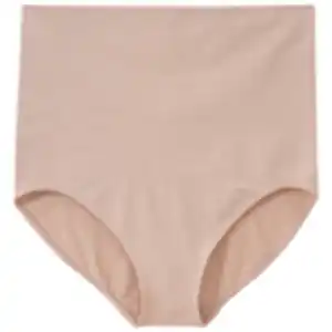 Damen Shapewear-Slip mit hoher Taille BEIGE