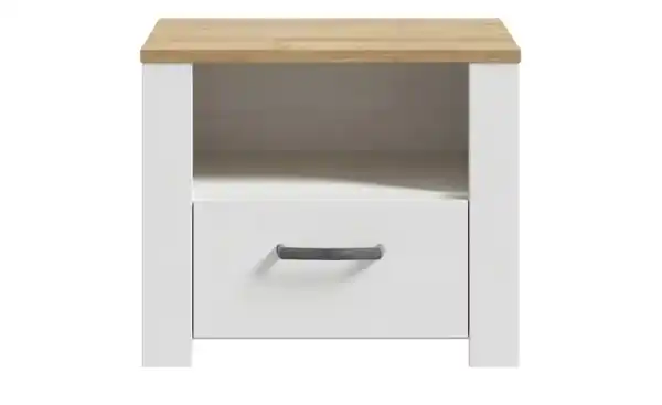 Bild 3 von Nachtkommode ¦ weiß ¦ Maße (cm): B: 62 H: 52 T: 42 Tische > Nachttische - Möbel Kraft