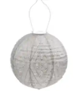 Lumiz Solar-Lampion Round Ikat, ca. Ø30/H29 cm