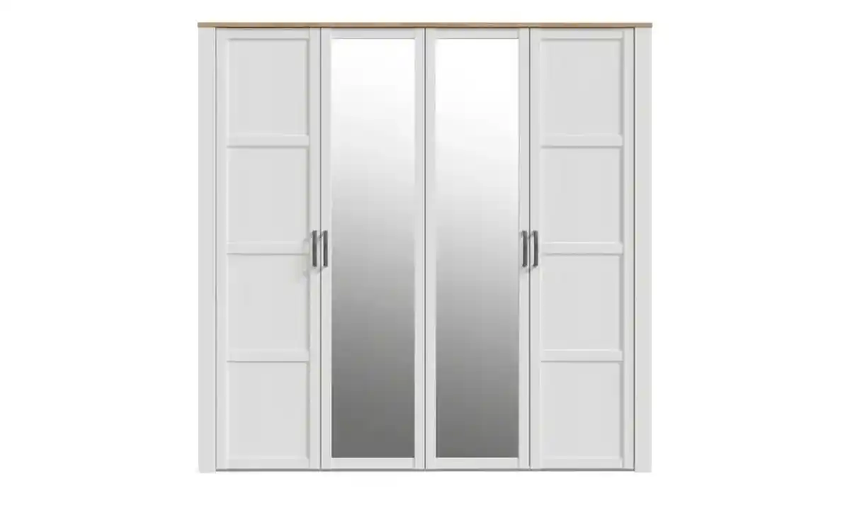 Bild 3 von Drehtürenschrank ¦ weiß ¦ Maße (cm): B: 215 H: 215 T: 60 Schränke > Kleiderschränke > Drehtürenschränke - Möbel Kraft