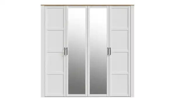 Bild 3 von Drehtürenschrank ¦ weiß ¦ Maße (cm): B: 215 H: 215 T: 60 Schränke > Kleiderschränke > Drehtürenschränke - Möbel Kraft