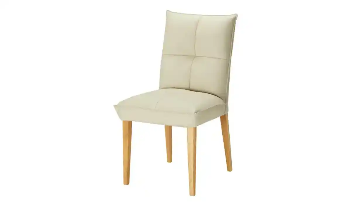 Bild 1 von Polsterstuhl  mit Steppung Toledo ¦ creme ¦ Maße (cm): B: 51 H: 91 T: 64 Stühle > Esszimmerstühle - Möbel Kraft