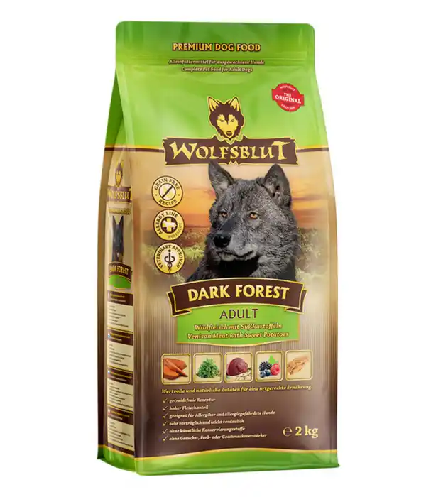 Bild 1 von WOLFSBLUT Trockenfutter für Hunde Dark Forest, Wild & Süßkartoffeln